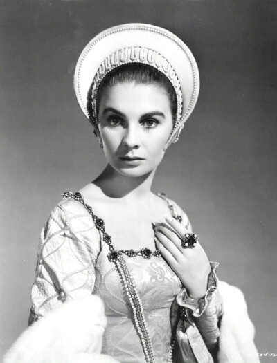 简·西蒙斯，《少女贝斯》宣传照，1953年。 ​​​