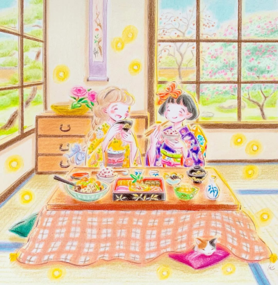 日本画家絵描き魔女，児玉恵理子。水溶彩铅清新少女风格。转载需署名！！！
作者见水印，转载需署名，不得商用。