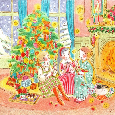 日本画家絵描き魔女，児玉恵理子。水溶彩铅清新少女风格。转载需署名！！！
作者见水印，转载需署名，不得商用。