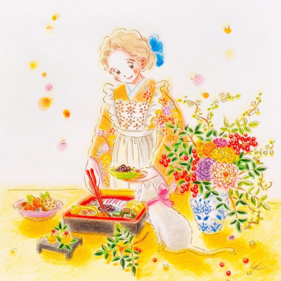 日本画家絵描き魔女，児玉恵理子。水溶彩铅清新少女风格。转载需署名！！！
作者见水印，转载需署名，不得商用。