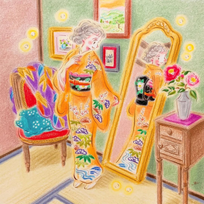 日本画家絵描き魔女，児玉恵理子。水溶彩铅清新少女风格。转载需署名！！！
作者见水印，转载需署名，不得商用。