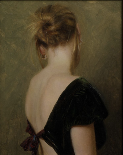 卡罗琳·尼尔森 是一位美国当代古典写实肖像画家，现居北卡罗来纳州。成长于弗吉尼亚阿灵顿，从小酷爱绘画，2016 年进入 VCU 就读后，因不满现代艺术课程技术性不足，于 2018 年退学，转向传统技法自学 。