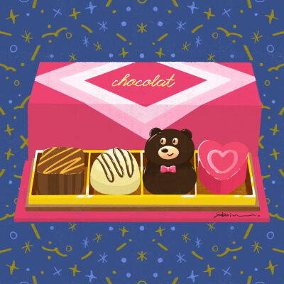 巧克力小熊