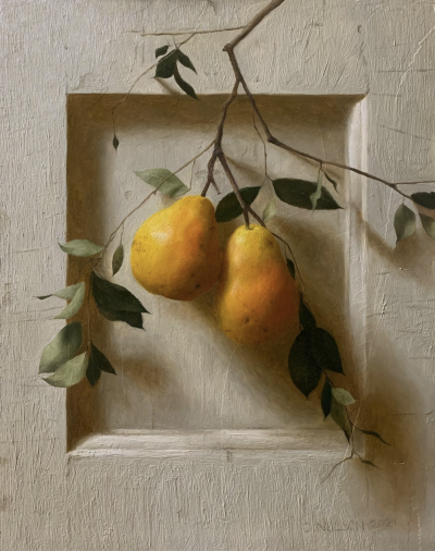 卡罗琳·尼尔森 是一位美国当代古典写实肖像画家，现居北卡罗来纳州。成长于弗吉尼亚阿灵顿，从小酷爱绘画，2016 年进入 VCU 就读后，因不满现代艺术课程技术性不足，于 2018 年退学，转向传统技法自学 。