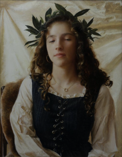 卡罗琳·尼尔森 是一位美国当代古典写实肖像画家，现居北卡罗来纳州。成长于弗吉尼亚阿灵顿，从小酷爱绘画，2016 年进入 VCU 就读后，因不满现代艺术课程技术性不足，于 2018 年退学，转向传统技法自学 。