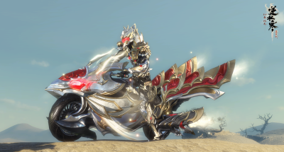 铠甲勇士帝皇侠，帝皇驹。联动男款时装，联动祥瑞。手游《逆水寒》联动《铠甲勇士帝皇侠》。(侵权删)