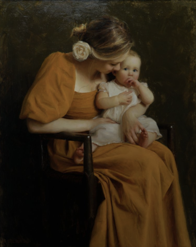 卡罗琳·尼尔森 是一位美国当代古典写实肖像画家，现居北卡罗来纳州。成长于弗吉尼亚阿灵顿，从小酷爱绘画，2016 年进入 VCU 就读后，因不满现代艺术课程技术性不足，于 2018 年退学，转向传统技法自学 。