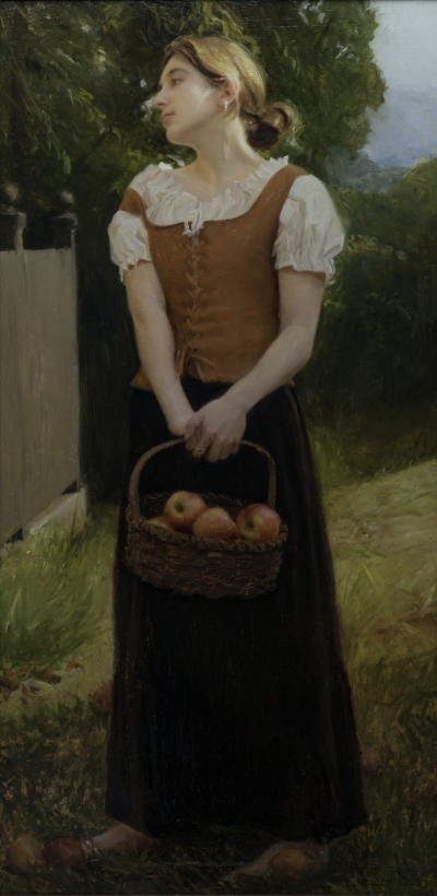 卡罗琳·尼尔森 是一位美国当代古典写实肖像画家，现居北卡罗来纳州。成长于弗吉尼亚阿灵顿，从小酷爱绘画，2016 年进入 VCU 就读后，因不满现代艺术课程技术性不足，于 2018 年退学，转向传统技法自学 。