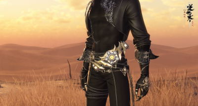 帝皇腰带，联动腰饰。手游《逆水寒》联动《铠甲勇士帝皇侠》。(侵权删)