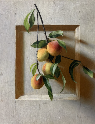 卡罗琳·尼尔森 是一位美国当代古典写实肖像画家，现居北卡罗来纳州。成长于弗吉尼亚阿灵顿，从小酷爱绘画，2016 年进入 VCU 就读后，因不满现代艺术课程技术性不足，于 2018 年退学，转向传统技法自学 。