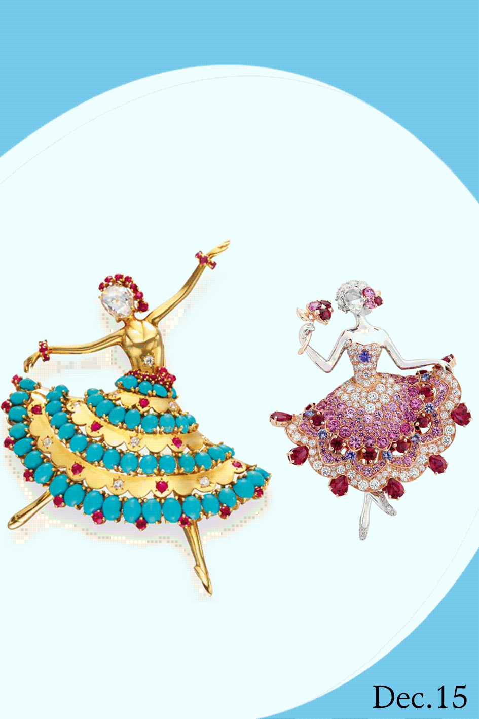 梵克雅宝 芭蕾舞胸针