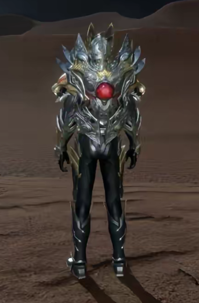 铠甲勇士帝皇侠，极光盾。联动男款时装、联动专属配饰。手游《逆水寒》联动《铠甲勇士帝皇侠》。(侵权删)