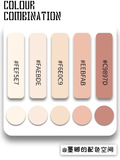 肤色系色卡