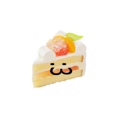 萌萌小蛋糕白底头像