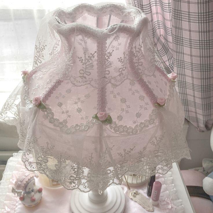 复古少女心灯具台风