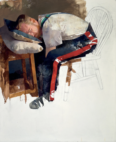 迪尔穆德·凯利是一位当代英伦具象绘画大师，其作品以光影质感与情感叙事为核心。他于1995年毕业于纽卡斯尔大学美术专业，随后在切尔西艺术学院获硕士学位，2003年入读伦敦王子绘画学院（现皇家绘画学院）。