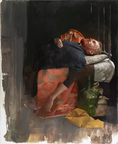 迪尔穆德·凯利是一位当代英伦具象绘画大师，其作品以光影质感与情感叙事为核心。他于1995年毕业于纽卡斯尔大学美术专业，随后在切尔西艺术学院获硕士学位，2003年入读伦敦王子绘画学院（现皇家绘画学院）。