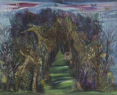 露西亚·威尔科克斯，《无题（丛林）》（1944）。 图片：由贝里·坎贝尔提供。