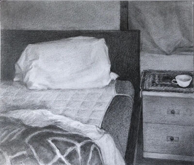 孙文亮 《祝好梦》 22cm×18cm 
纸本铅笔  2020年  指导教师：余陈
