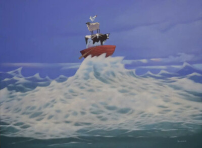 Andrew Baines
著名澳大利亚超现实主义画家、装置艺术家
以政客和顶礼帽的上班族的画作而闻名
作品极具辨识度和收藏价值
