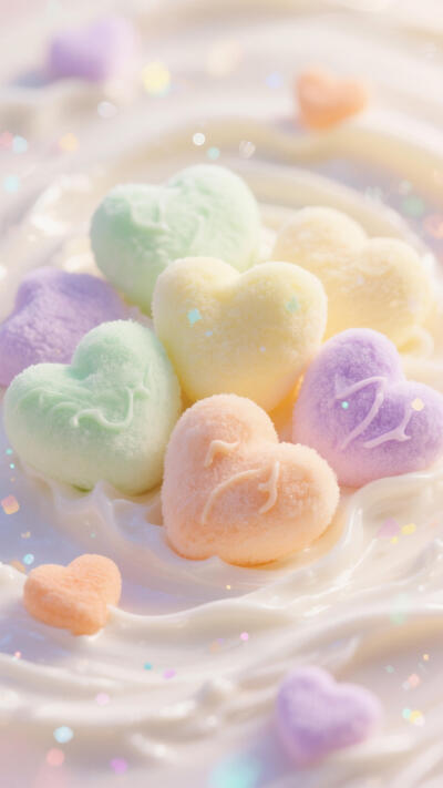 爱心棉花糖
图源小红地瓜 半页晴空