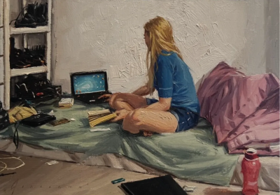 文森特·贾拉诺是一位美国当代具象画家，以明亮而富有生命力的人物与日常场景绘画而广受关注。他的作品常取材于身边的人与城市生活瞬间，画面充满自然光感与轻松却真诚的氛围。贾拉诺擅长运用清晰而自信的笔触、丰富…