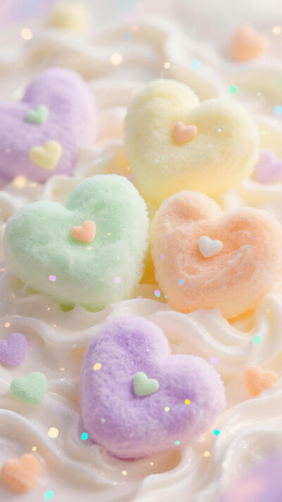 爱心棉花糖
图源小红地瓜 半页晴空