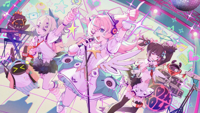 【绝区零日推「妄想天使」贺图】
「绳匠，你期待妄想天使的现场演出吗？」
————————————
感谢画师：toubou_hpmy（X）绘制贺图 ​​​