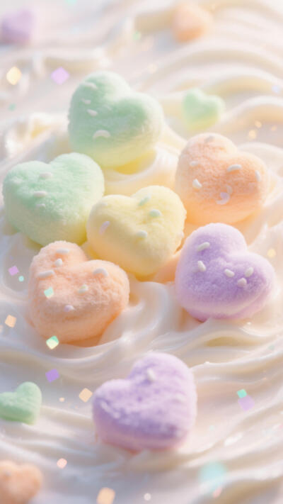 爱心棉花糖
图源小红地瓜 半页晴空