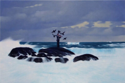 Andrew Baines
著名澳大利亚超现实主义画家、装置艺术家
以政客和顶礼帽的上班族的画作而闻名
作品极具辨识度和收藏价值
