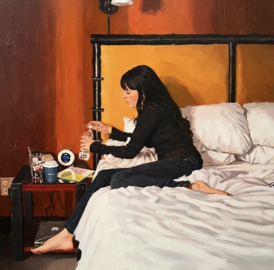 文森特·贾拉诺是一位美国当代具象画家，以明亮而富有生命力的人物与日常场景绘画而广受关注。他的作品常取材于身边的人与城市生活瞬间，画面充满自然光感与轻松却真诚的氛围。贾拉诺擅长运用清晰而自信的笔触、丰富…