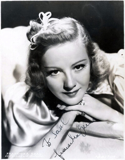 Franciska Gaál
1903.02.01－1973.01.02
生于布达佩斯 / 逝于美国纽约
