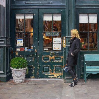 文森特·贾拉诺是一位美国当代具象画家，以明亮而富有生命力的人物与日常场景绘画而广受关注。他的作品常取材于身边的人与城市生活瞬间，画面充满自然光感与轻松却真诚的氛围。贾拉诺擅长运用清晰而自信的笔触、丰富…