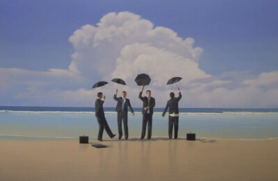 Andrew Baines
著名澳大利亚超现实主义画家、装置艺术家
以政客和顶礼帽的上班族的画作而闻名
作品极具辨识度和收藏价值
