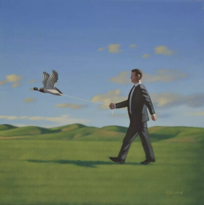 Andrew Baines
著名澳大利亚超现实主义画家、装置艺术家
以政客和顶礼帽的上班族的画作而闻名
作品极具辨识度和收藏价值
