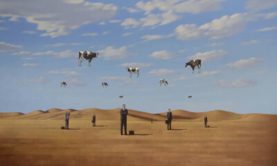 Andrew Baines
著名澳大利亚超现实主义画家、装置艺术家
以政客和顶礼帽的上班族的画作而闻名
作品极具辨识度和收藏价值
