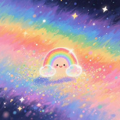 彩虹可爱头像