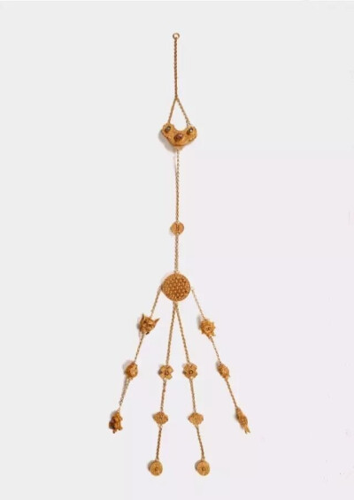  垒丝嵌宝石杂宝形挂件 明代
现展于厦门观复博物馆
