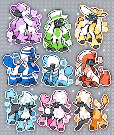 多丽米亚一族的时尚造型展示