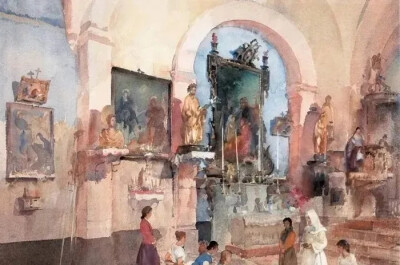 William Russell Flint
威廉·罗塞尔·弗林特
（1880-1969）
