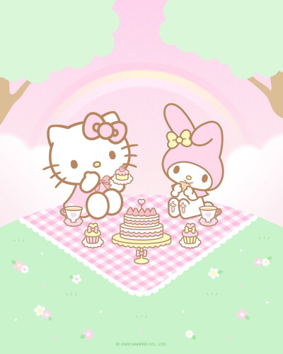 Kitty和美乐蒂的幸福野餐