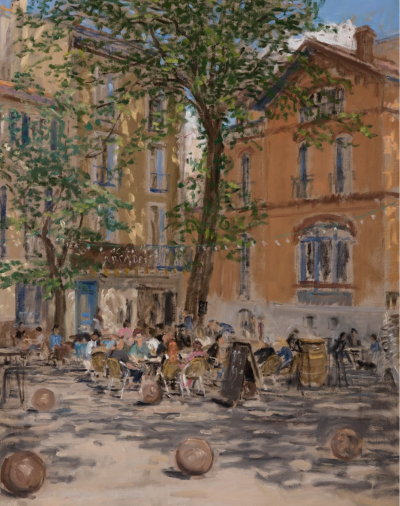 罗默·基钦（英国）是一位在法国南部塞雷特——自他14岁开始便热爱的地方，生活和创作的写实油画家，。他经常在户外进行风景素描，将传统写实与大自然结合，其作品兼具古典素描训练与自然光下写生的生动感。其作品能…