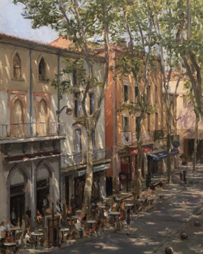 罗默·基钦（英国）是一位在法国南部塞雷特——自他14岁开始便热爱的地方，生活和创作的写实油画家，。他经常在户外进行风景素描，将传统写实与大自然结合，其作品兼具古典素描训练与自然光下写生的生动感。其作品能…