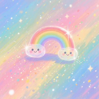 彩虹可爱头像