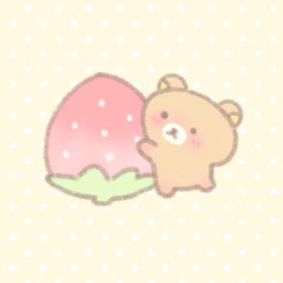 轻松熊头像。小红书：岛主小绿酱
