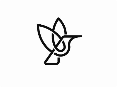 小鸟符号Logo设计