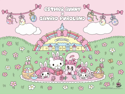 Esther bunny x sanrio purolano