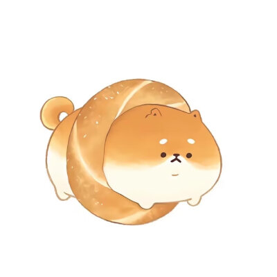 面包小狗可爱头像