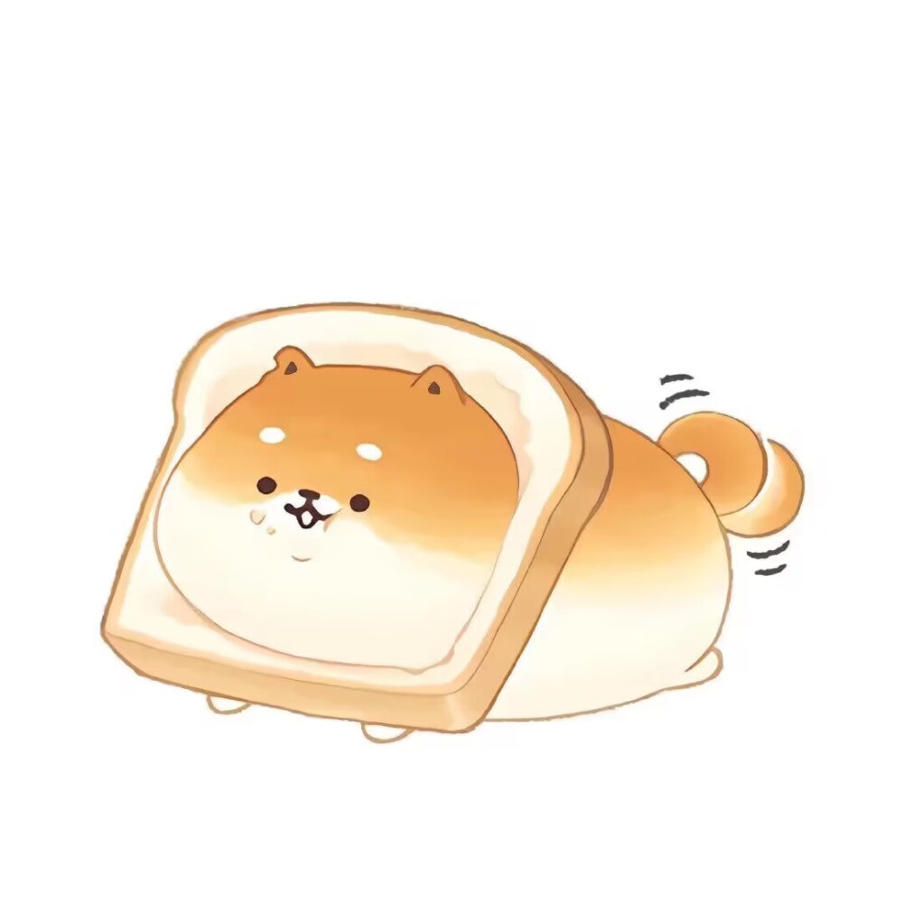 面包小狗可爱头像