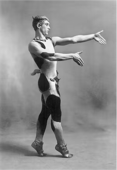 尼金斯基《牧神的午后》芭蕾舞剧剧照